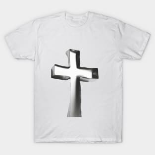 Cross Silver Shadow Silhouette Anime Style Collection No. 219 T-Shirt